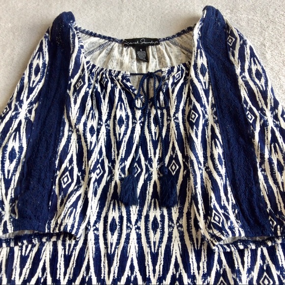 Navy Batik Style shirt - Picture 6 of 8